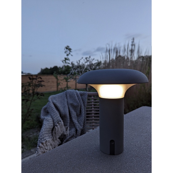 Lampa ogrodowa Ramsey szara House Nordic IP44 LED USB nowoczesna na taras ( Rozmiar: uniwersalny )