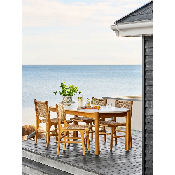 Stół Terracina nowoczesny do jadalni owalny biały 210x95 cm ( Rozmiar: uniwersalny )