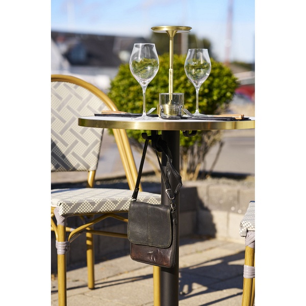 Stół bistro House Nordic biały marmur glamour okrągły do jadalni ( Rozmiar: uniwersalny )