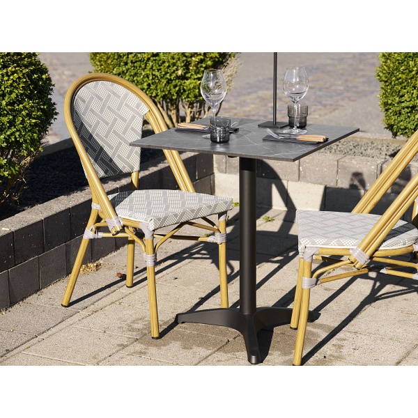 Stół bistro House Nordic szary marmur 60x60 do jadalni nowoczesny ( Rozmiar: uniwersalny )