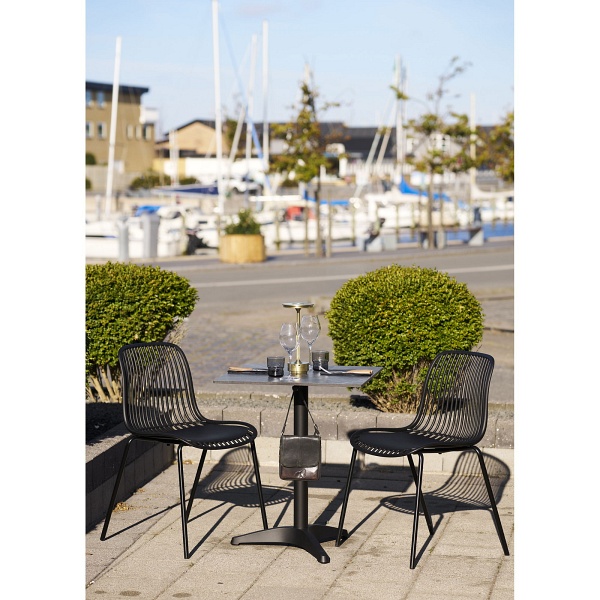 Stół bistro House Nordic szary marmur 60x60 do jadalni nowoczesny ( Rozmiar: uniwersalny )