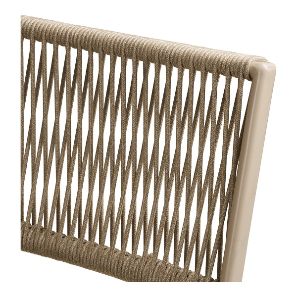 Zestaw mebli ogrodowych Arcas bistro taupe metalowy na taras 2 krzesła i stół ( Rozmiar: uniwersalny )