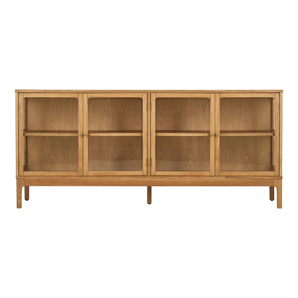 Komoda Zamora drewniana skandynawska 180 cm do salonu na nóżkach ( Rozmiar: uniwersalny )