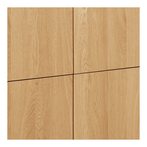 Komoda Darwin skandynawska dąb naturalny 100 cm na nóżkach do salonu ( Rozmiar: uniwersalny )