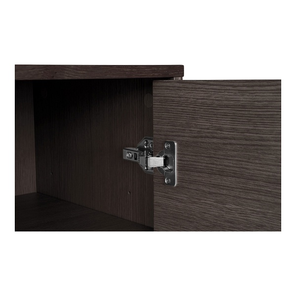 Komoda Kyoto fornir dębowy dymiony ryflowana 150 cm do salonu ( Rozmiar: uniwersalny )