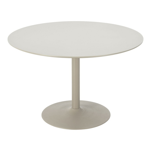 Stół okrągły Riva piaskowy 120 cm nowoczesny do jadalni i salonu ( Rozmiar: uniwersalny )