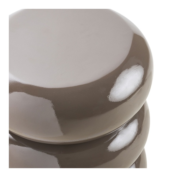 Stolik kawowy Rosolina brązowy okrągły nowoczesny do salonu ( Rozmiar: uniwersalny )