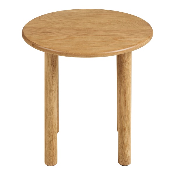 Stolik kawowy Jena okrągły dębowy 40 cm nowoczesny do salonu ( Rozmiar: uniwersalny )