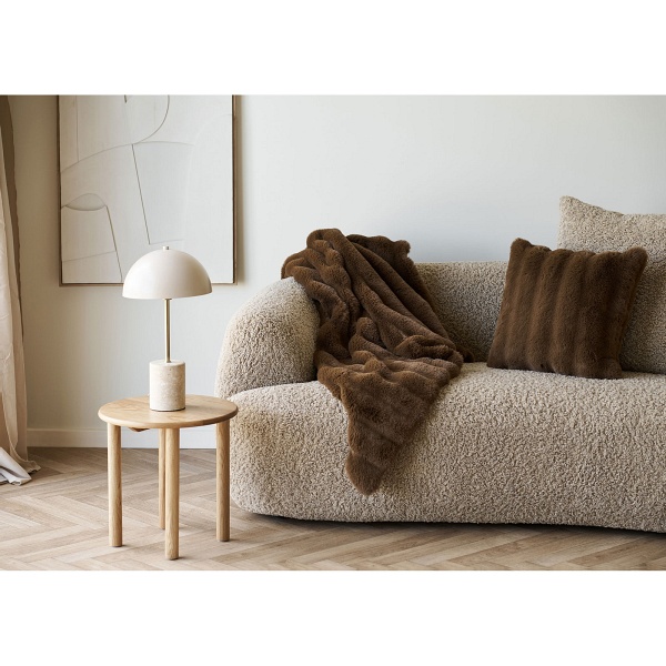 Stolik kawowy Jena okrągły dębowy 40 cm nowoczesny do salonu ( Rozmiar: uniwersalny )