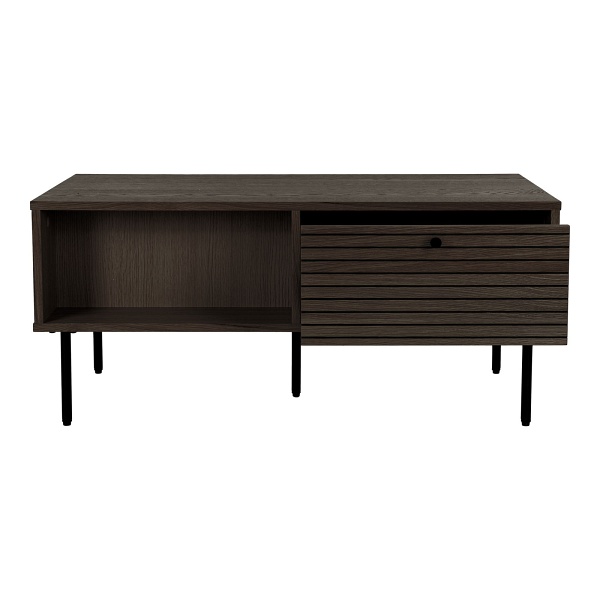 Kyoto stolik kawowy prostokątny dębowy z 2 szufladami do salonu ( Rozmiar: uniwersalny )