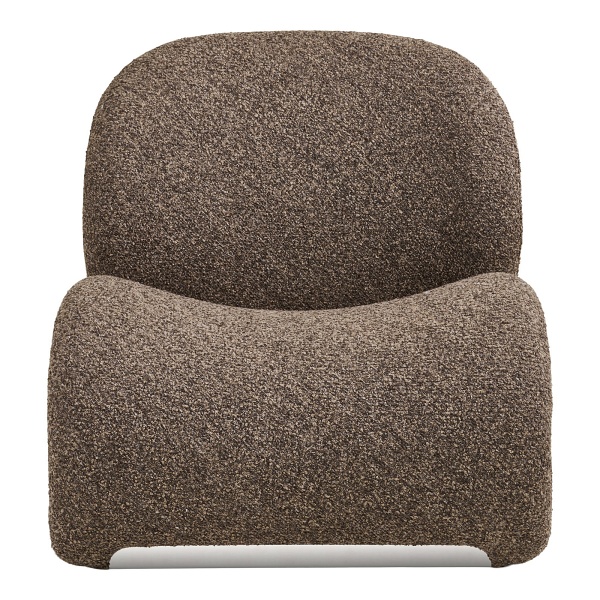 Fotel kubełkowy Sofia brązowy do salonu House Nordic nowoczesny ( Rozmiar: uniwersalny )