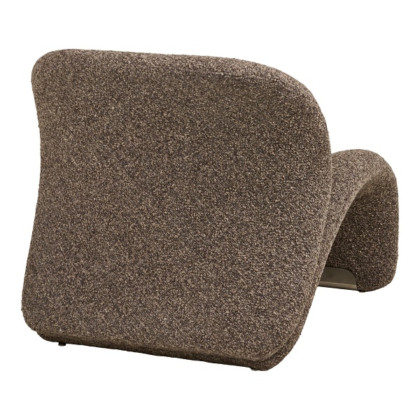 Fotel kubełkowy Sofia brązowy do salonu House Nordic nowoczesny ( Rozmiar: uniwersalny )