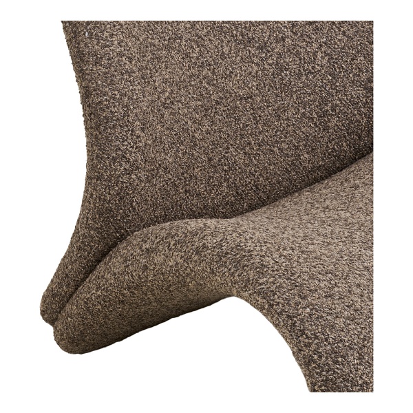 Fotel kubełkowy Sofia brązowy do salonu House Nordic nowoczesny ( Rozmiar: uniwersalny )