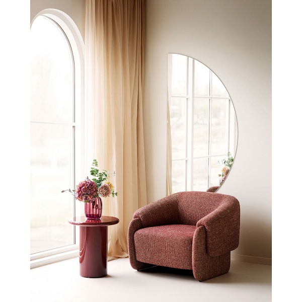 Fotel wypoczynkowy Hamilton bordowy House Nordic do salonu nowoczesny ( Rozmiar: uniwersalny )