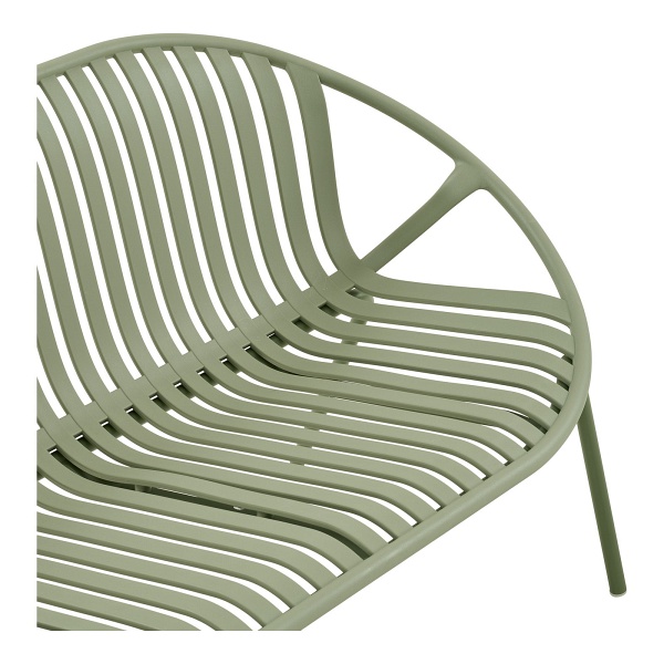 Zestaw mebli ogrodowych Saly House Nordic nowoczesny zielony na taras z stolikiem ( Rozmiar: uniwersalny )