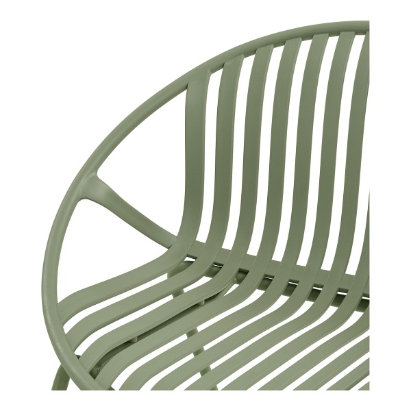 Zestaw mebli ogrodowych Saly House Nordic nowoczesny zielony na taras z stolikiem ( Rozmiar: uniwersalny )