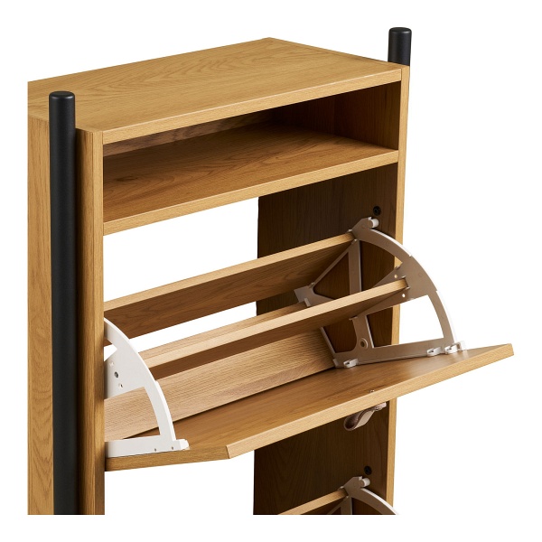 Szafka na buty Barco dąb naturalny wąska wysoka do przedpokoju ( Rozmiar: uniwersalny )