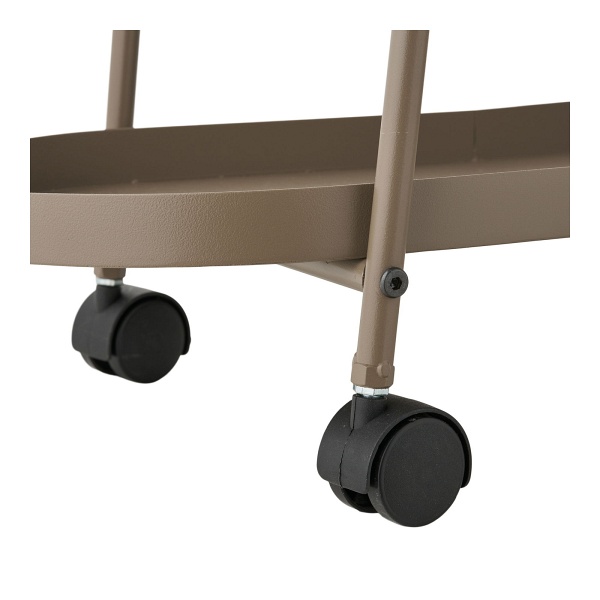 Empoli metalowy wózek barowy na kółkach dwupoziomowy loftowy do jadalni ( Rozmiar: uniwersalny )