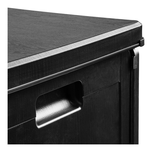 Skrzynia ogrodowa na poduszki House Nordic Sobra 76 l czarna plastikowa ( Rozmiar: uniwersalny )