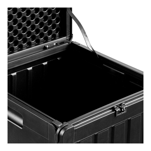 Skrzynia ogrodowa na poduszki House Nordic Sobra 76 l czarna plastikowa ( Rozmiar: uniwersalny )