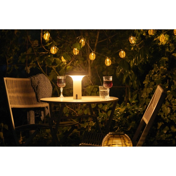 Lampa ogrodowa Ramsey House Nordic nowoczesna beżowa LED zewnętrzna IP44 USB ( Rozmiar: uniwersalny )