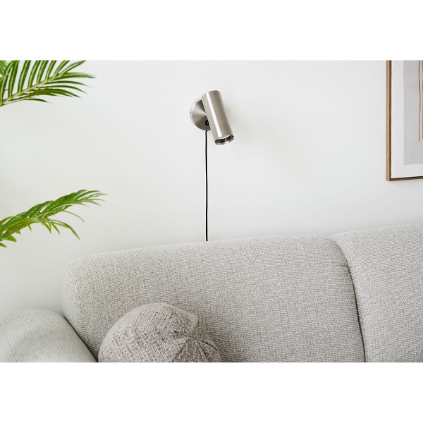 Kinkiet ścienny Paris srebrny nowoczesny regulowany do salonu ( Rozmiar: uniwersalny )