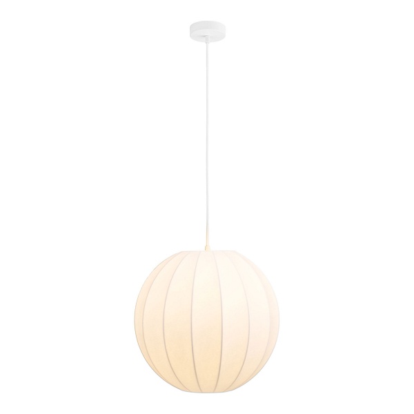 Lampa wisząca Coventry biała 40 cm nad stół do salonu regulowana ( Rozmiar: uniwersalny )