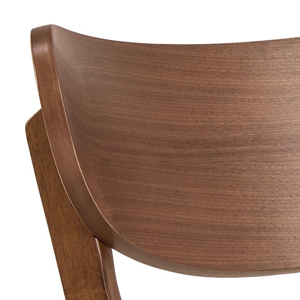 Actona Roxby krzesło drewniane do jadalni orzech nowoczesne ( Rozmiar: uniwersalny )