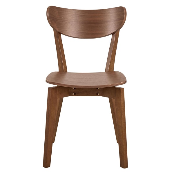 Actona Roxby krzesło drewniane do jadalni orzech nowoczesne ( Rozmiar: uniwersalny )