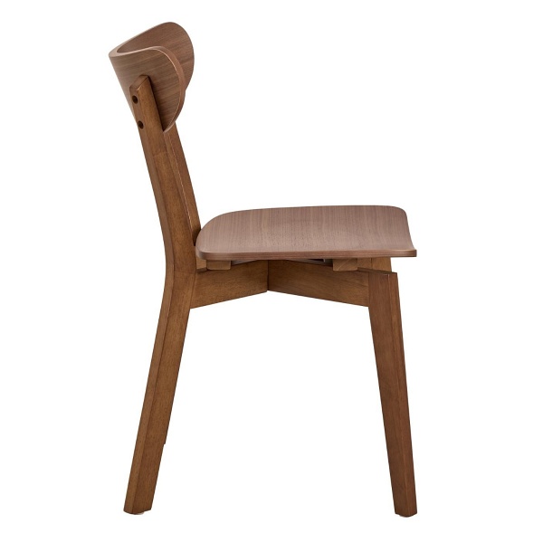 Actona Roxby krzesło drewniane do jadalni orzech nowoczesne ( Rozmiar: uniwersalny )