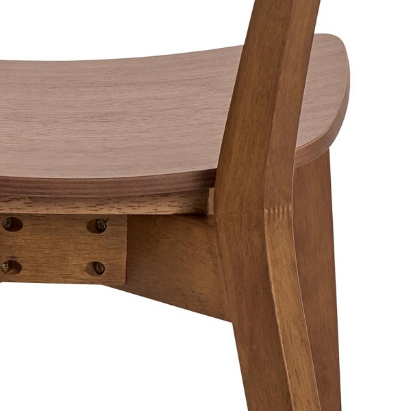 Actona Roxby krzesło drewniane do jadalni orzech nowoczesne ( Rozmiar: uniwersalny )