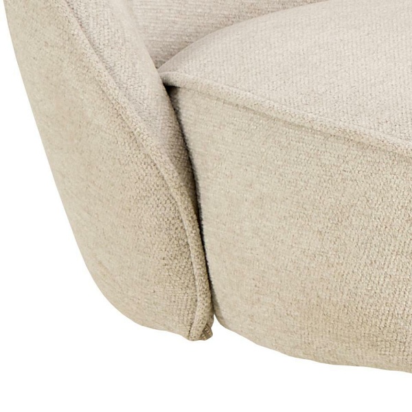 Krzesło Carlton obrotowe beżowe tapicerowane do jadalni Actona ( Rozmiar: uniwersalny )