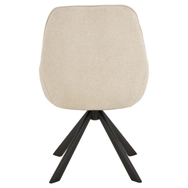 Krzesło Carlton obrotowe beżowe tapicerowane do jadalni Actona ( Rozmiar: uniwersalny )