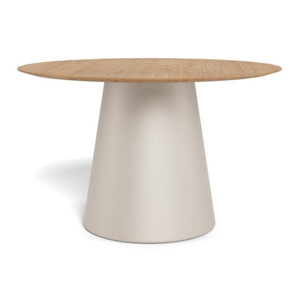 Stół okragły Soli 120cm dąb/kaszmir ( Rozmiar: uniwersalny )