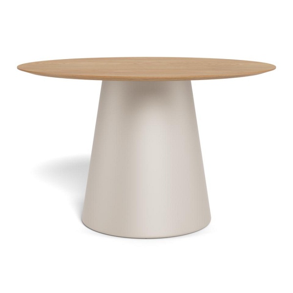 Stół okragły Soli 120cm dąb/kaszmir ( Rozmiar: uniwersalny )