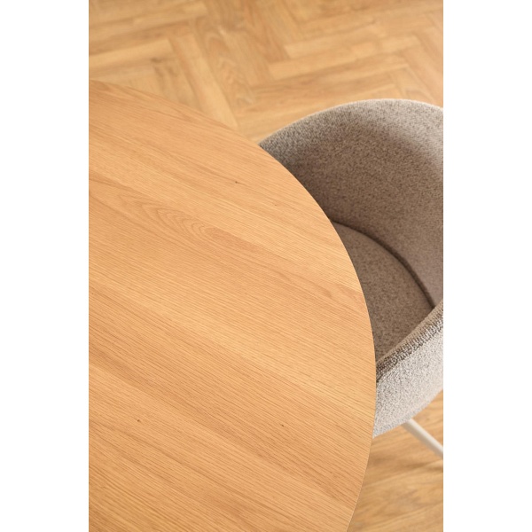 Stół okragły Soli 120cm dąb/kaszmir ( Rozmiar: uniwersalny )
