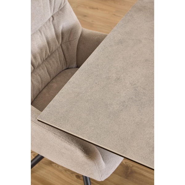 Stół Heaven Actona 135x80 nowoczesny stół do jadalni ceramika biały ( Rozmiar: uniwersalny )