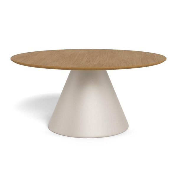 Actona Soli stolik kawowy okrągły 85 cm dąb kaszmir nowoczesny do salonu ( Rozmiar: uniwersalny )