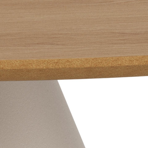 Actona Soli stolik kawowy okrągły 85 cm dąb kaszmir nowoczesny do salonu ( Rozmiar: uniwersalny )