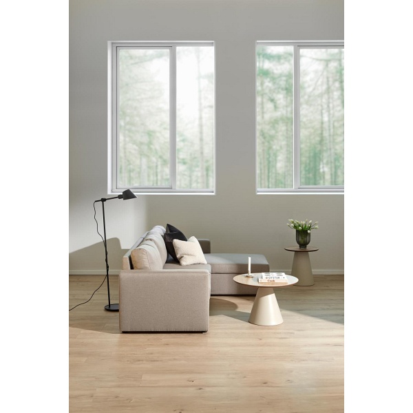 Actona Soli stolik kawowy okrągły 65 cm drewniany dąb nowoczesny do salonu ( Rozmiar: uniwersalny )