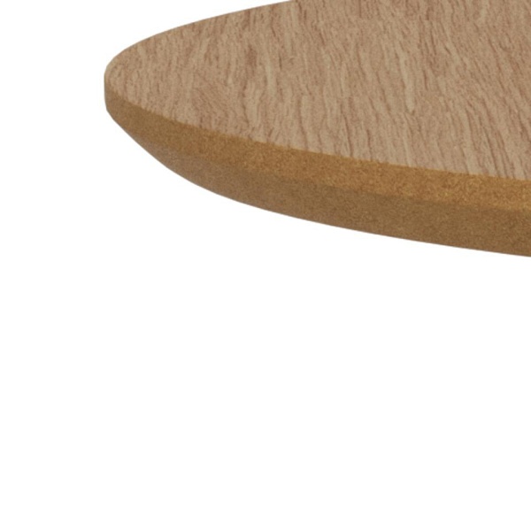 Actona Soli stolik kawowy okrągły 65 cm drewniany dąb nowoczesny do salonu ( Rozmiar: uniwersalny )