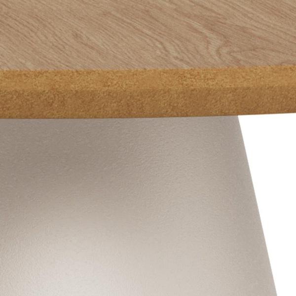 Actona Soli stolik kawowy okrągły drewniany dębowy 45 cm do salonu ( Rozmiar: uniwersalny )