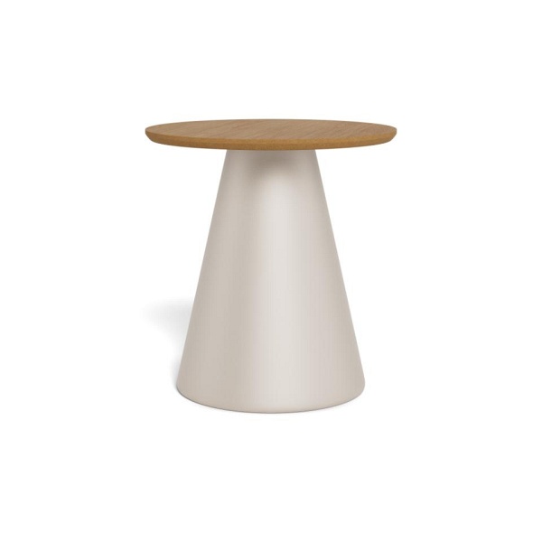 Actona Soli stolik kawowy okrągły drewniany dębowy 45 cm do salonu ( Rozmiar: uniwersalny )