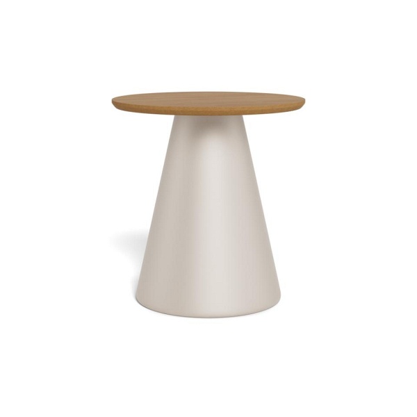 Actona Soli stolik kawowy okrągły drewniany dębowy 45 cm do salonu ( Rozmiar: uniwersalny )