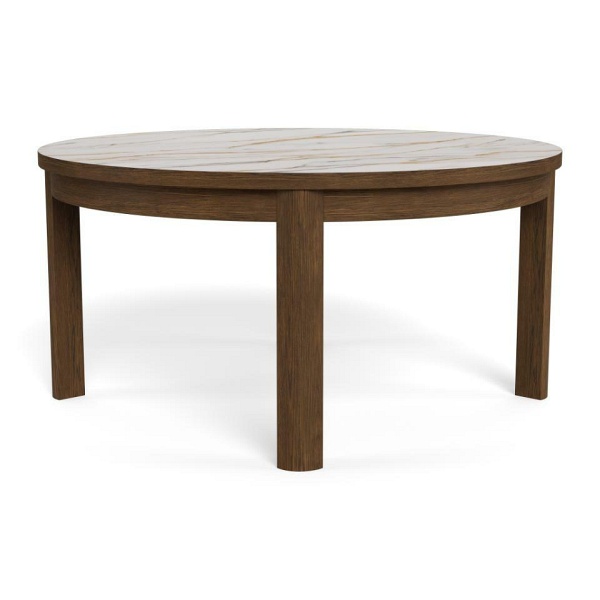 Stolik kawowy Southampton Actona okrągły nowoczesny kremowy do salonu ( Rozmiar: uniwersalny )