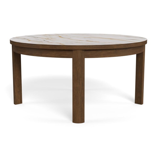 Stolik kawowy Southampton Actona okrągły nowoczesny kremowy do salonu ( Rozmiar: uniwersalny )