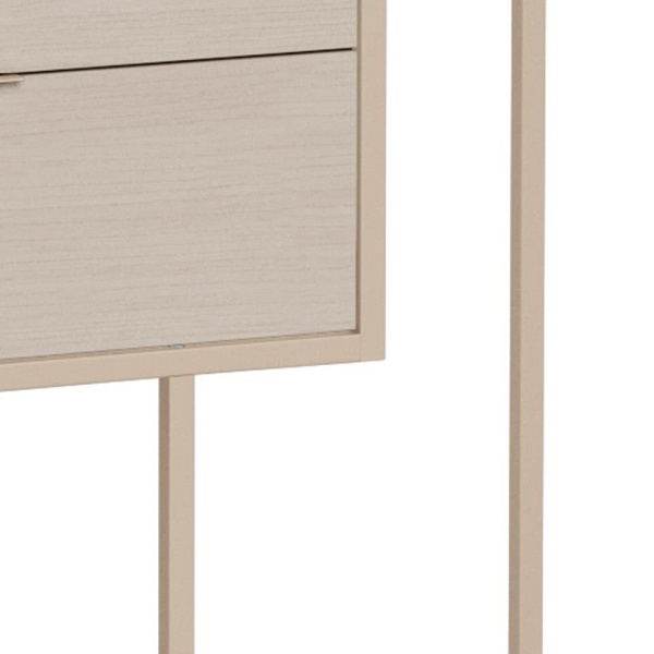 Regał na książki Seaford II loftowy z 2 szufladami beżowy Actona ( Rozmiar: uniwersalny )