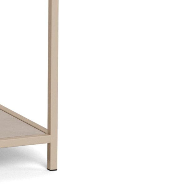 Regał na książki Seaford II loftowy z 2 szufladami beżowy Actona ( Rozmiar: uniwersalny )