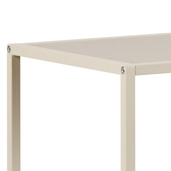 Regał loftowy Seaford V Actona beżowy na książki do salonu 114 cm ( Rozmiar: uniwersalny )