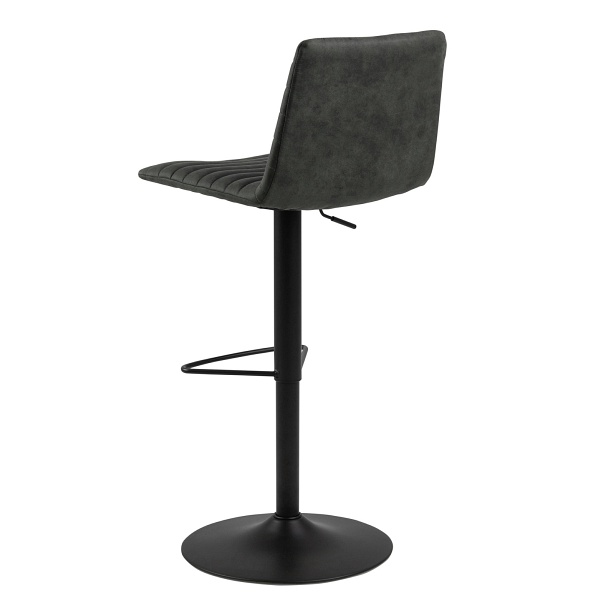 Hoker Kimmy antracytowy obrotowy z oparciem regulowany do kuchni ( Rozmiar: uniwersalny )